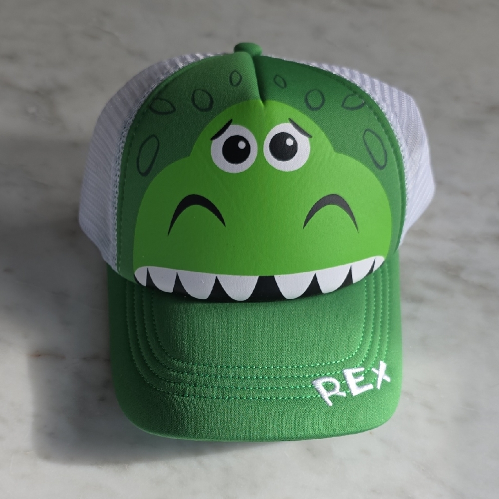 Kids Toy Story Rex Green Trucker Hat